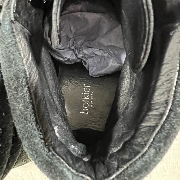 Botkier Alexa Black Suede Hiker Boots Size 7 - Picture 11 of 13